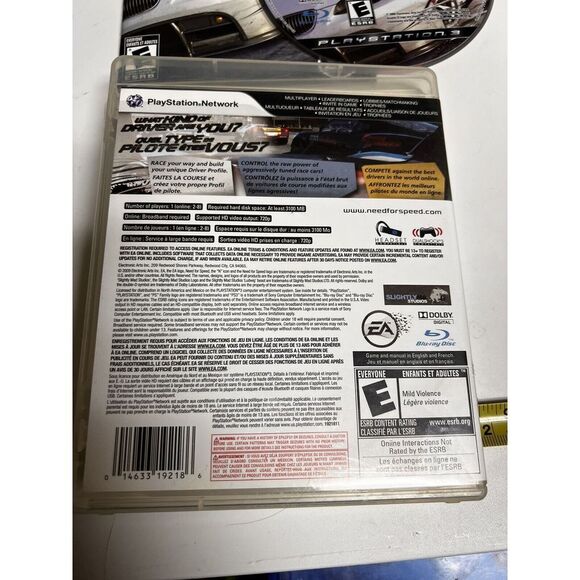 Need for Speed: Shift Sony PlayStation 3, 2009 PS3 Complete CIB BGO-C‎ - Picture 3 of 5